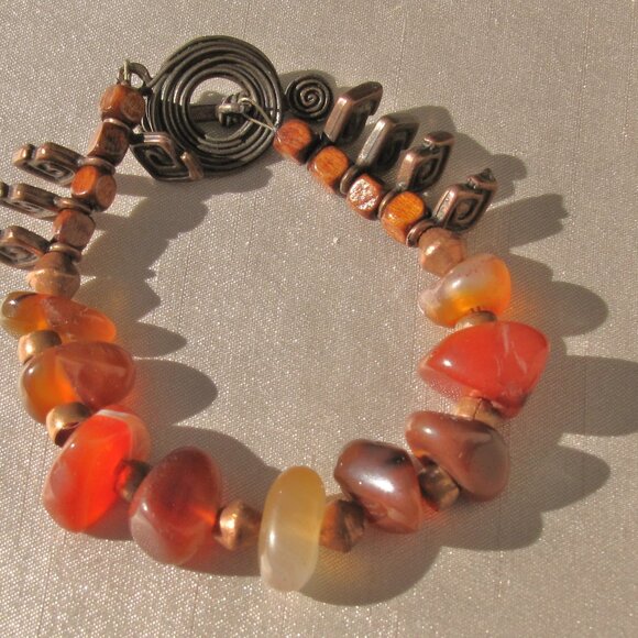 FINAL PRICE - NWT Decorative Copper Twist Toggles, Clasps for Jewelry Making - Picture 3 of 3